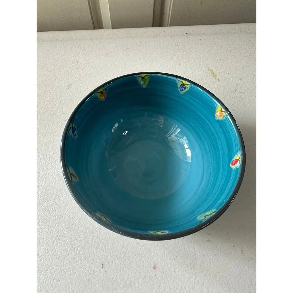 Tropical Holiday By Clay Art Pottery Rare Discontinued Replacement Glazed Bowl